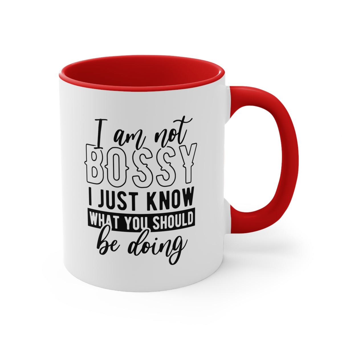 Not Bossy Accent Coffee Mug, 11oz