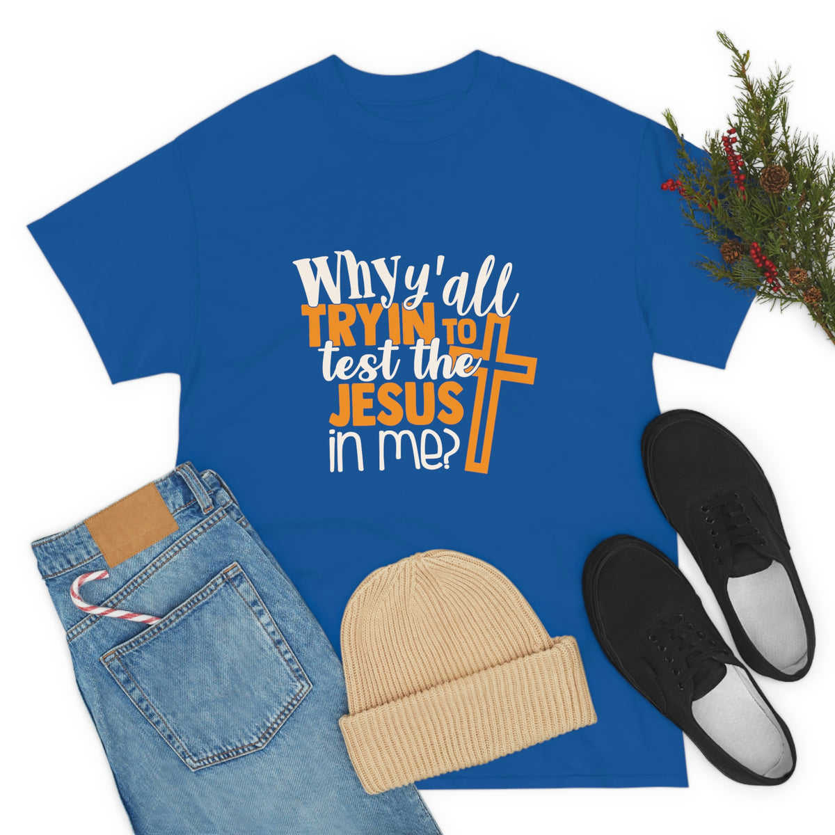 Unisex Heavy Cotton Tee- Jesus in me