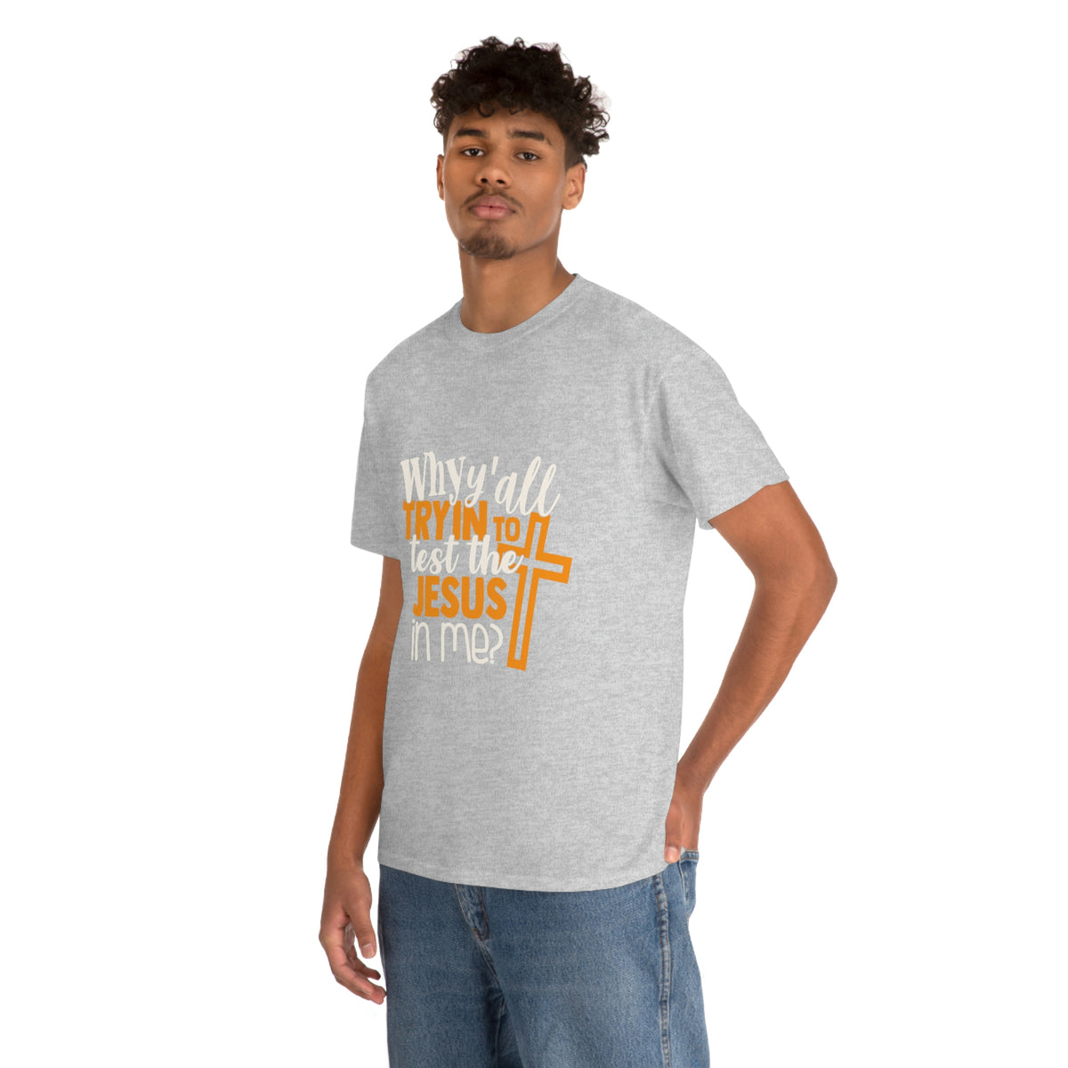 Unisex Heavy Cotton Tee- Jesus in me