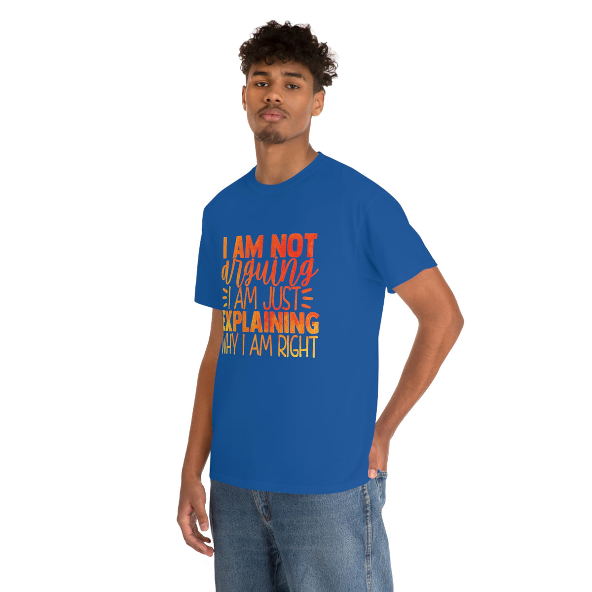 Unisex Heavy Cotton Tee- I'm Not Arguing